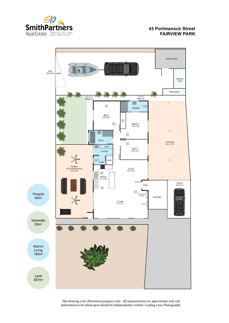 Floorplan of Homely house listing, 43 Portmarnock Street, Fairview Park SA 5126