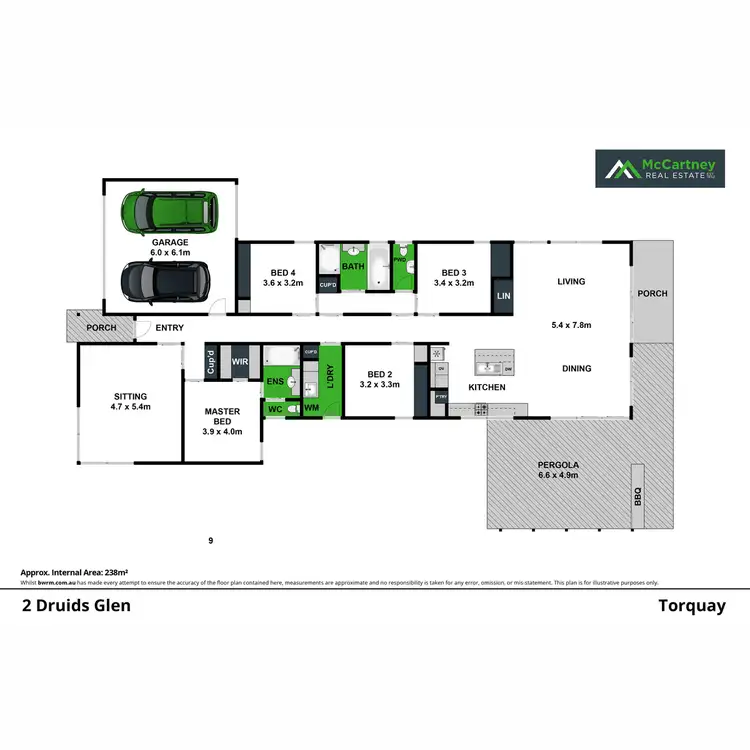 Floorplan of Homely house listing, 2 Druids Glen, Torquay VIC 3228