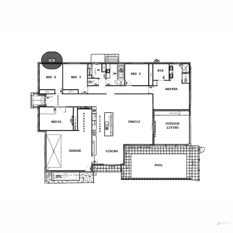 Floorplan of Homely house listing, 22 Bellthorpe Road, Ormeau QLD 4208