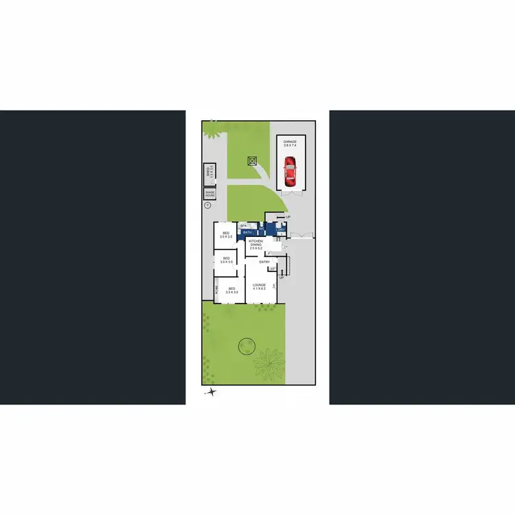 Floorplan of Homely house listing, 56 Hendy Street, Corio VIC 3214