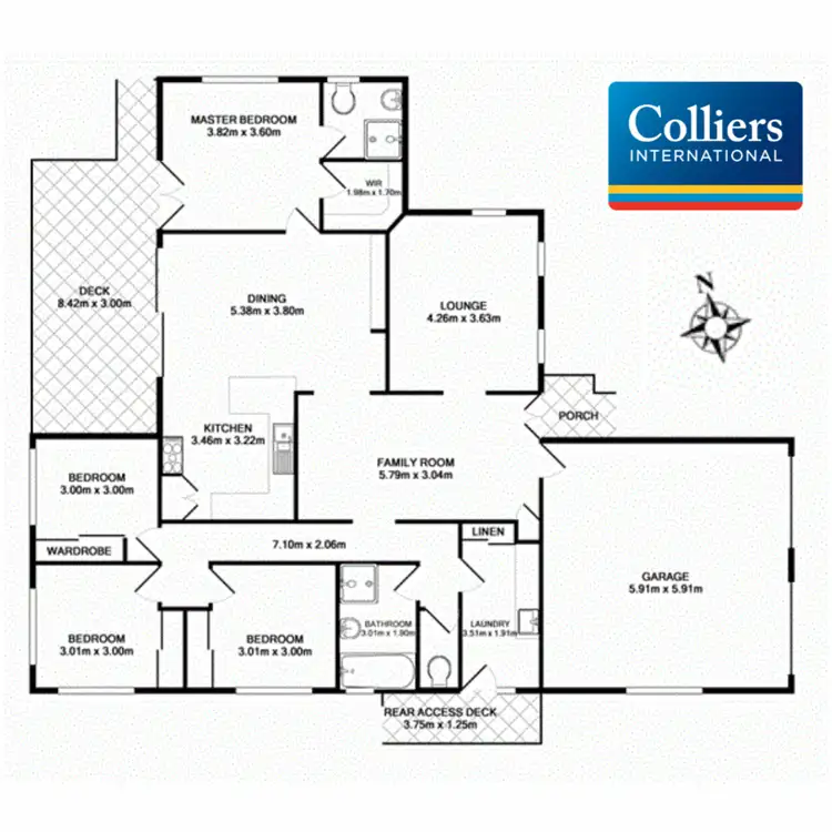 Floorplan of Homely house listing, 17 McShane Drive, Mount Kynoch QLD 4350