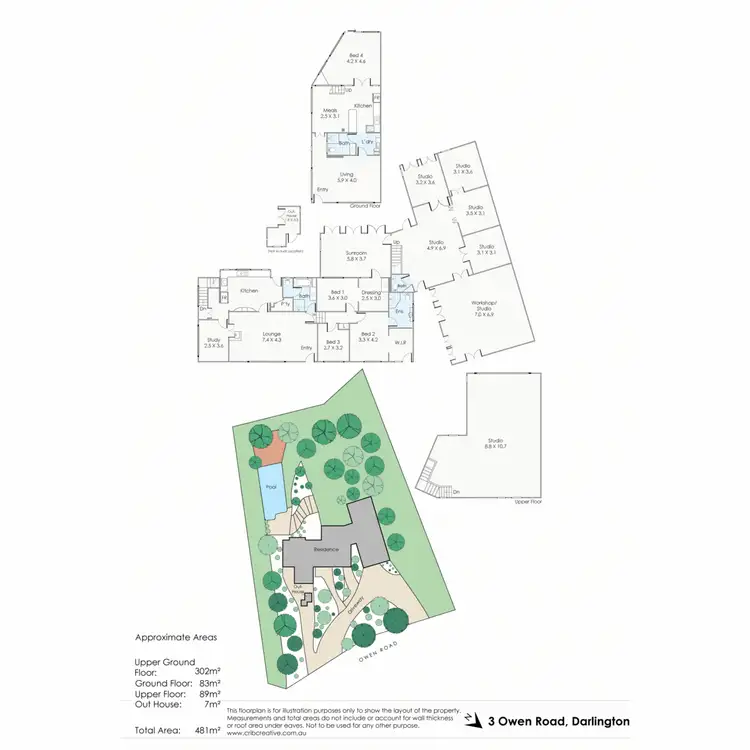Floorplan of Homely house listing, 3 Owen Road, Darlington WA 6070