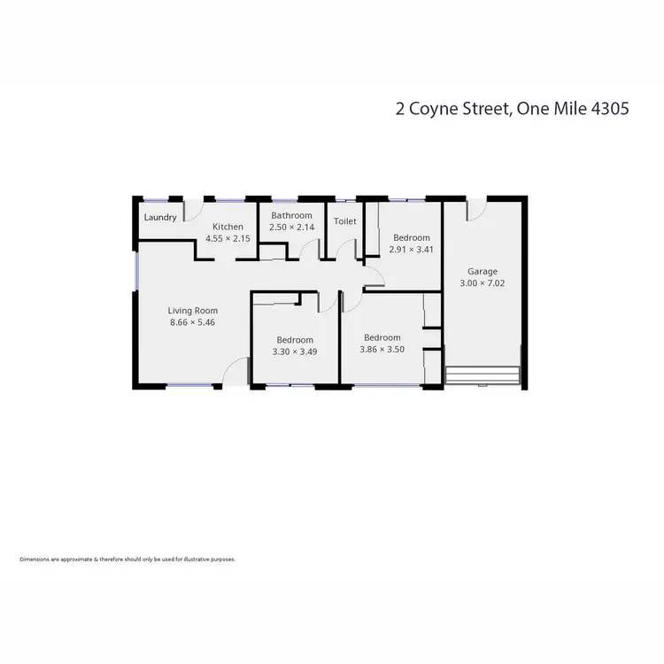Floorplan of Homely house listing, 2 Coyne Street, One Mile QLD 4305