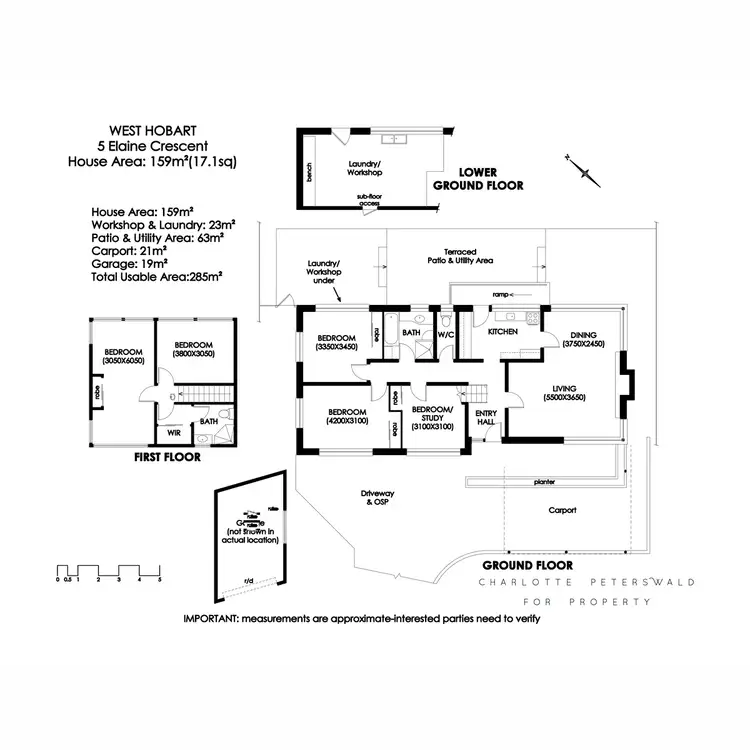 Floorplan of Homely house listing, 5 Elaine Crescent, West Hobart TAS 7000