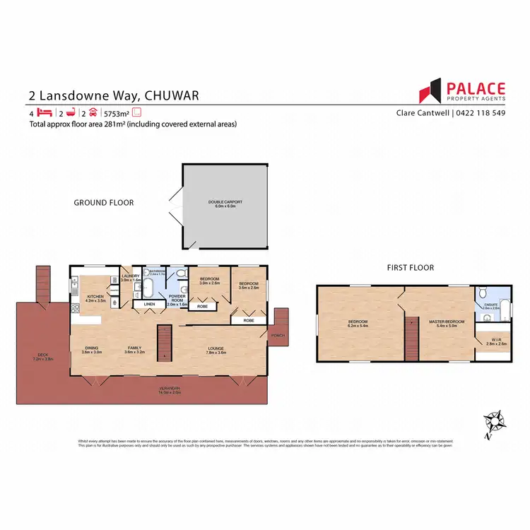 Floorplan of Homely house listing, 2 Lansdowne Way, Chuwar QLD 4306