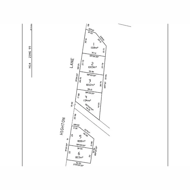 Floorplan of Homely land listing, LOT 6 Highton Lane, Mansfield VIC 3722