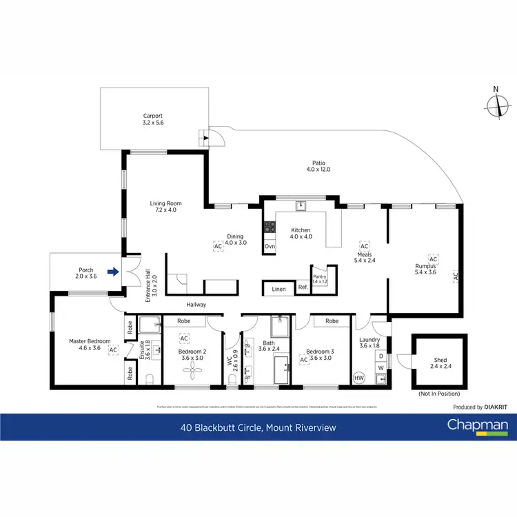 Floorplan of Homely house listing, 40 Blackbutt Circle, Mount Riverview NSW 2774