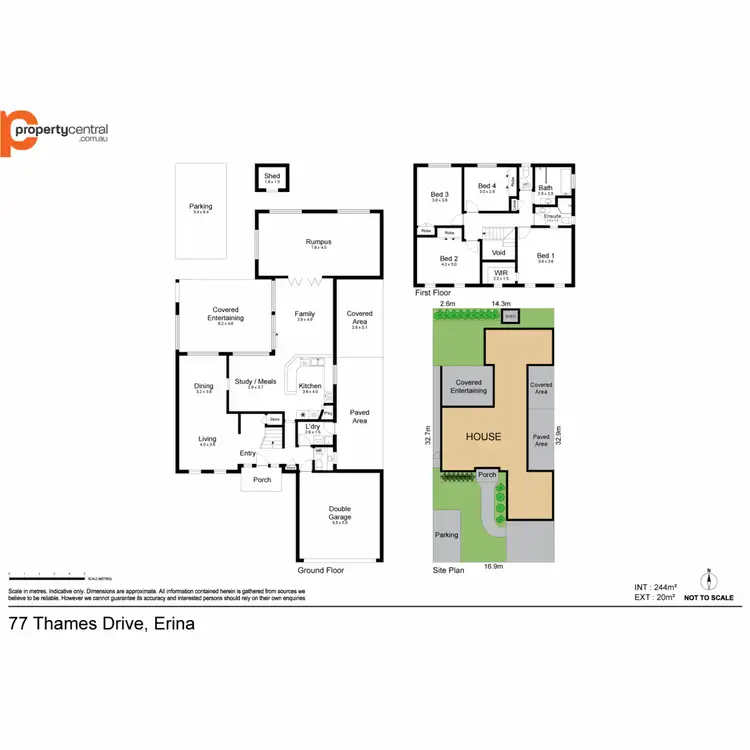 Floorplan of Homely house listing, 77 Thames Drive, Erina NSW 2250