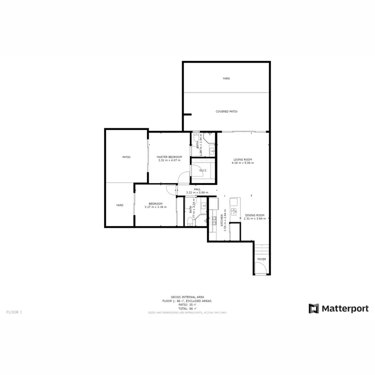 Floorplan of Homely apartment listing, 1/78-80 Derrima Road, Queanbeyan NSW 2620