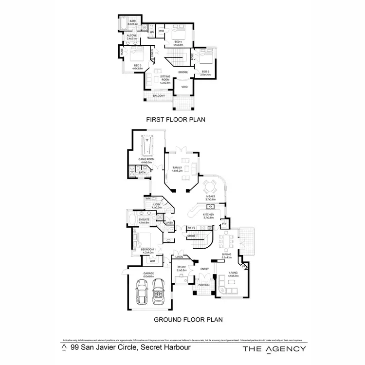 Floorplan of Homely house listing, 99 San Javier Circle, Secret Harbour WA 6173