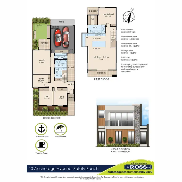 Floorplan of Homely land listing, 10 Anchorage Avenue, Safety Beach VIC 3936