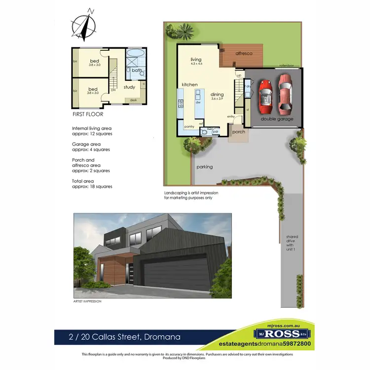 Floorplan of Homely land listing, 2/20 Callas Street, Dromana VIC 3936