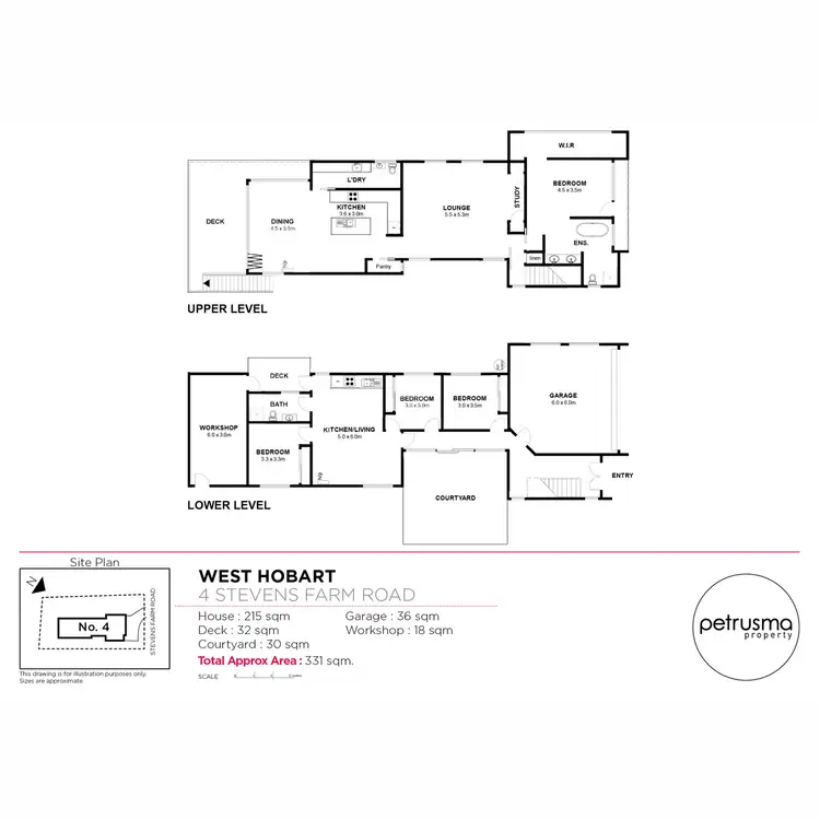 Floorplan of Homely house listing, 4 Stevens Farm Drive, West Hobart TAS 7000