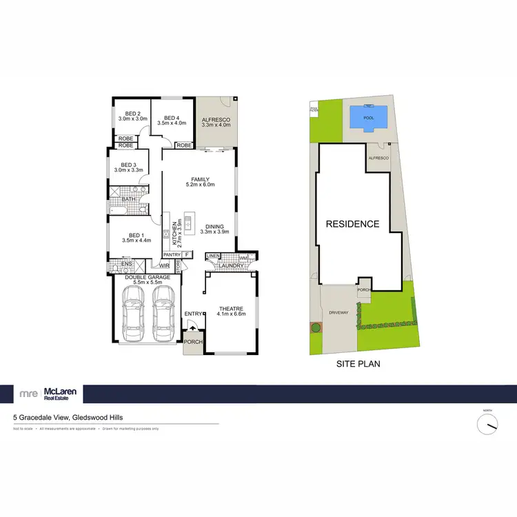 Floorplan of Homely house listing, 5 Gracedale View, Gledswood Hills NSW 2557