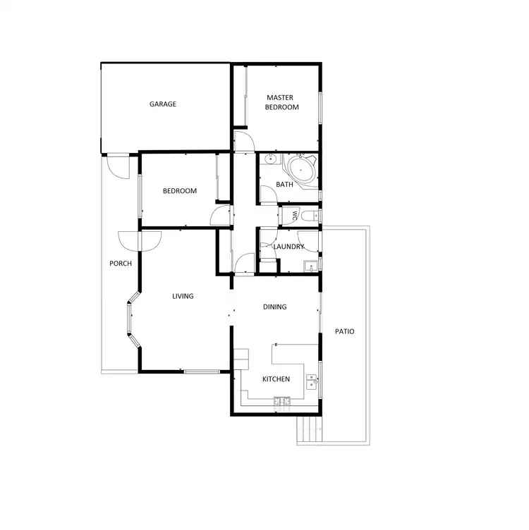 Floorplan of Homely townhouse listing, 2/39 Southern View Drive, West Albury NSW 2640