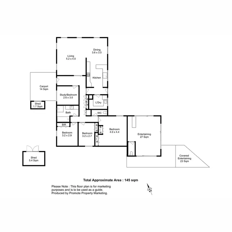 Floorplan of Homely house listing, 14 Lara Street, Howrah TAS 7018
