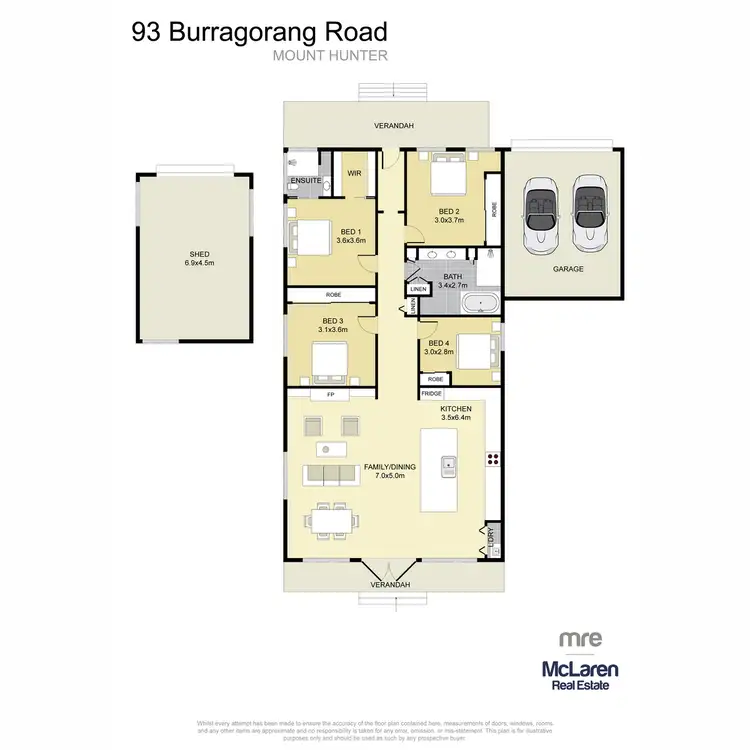 Floorplan of Homely house listing, 93 Burragorang Road, Mount Hunter NSW 2570