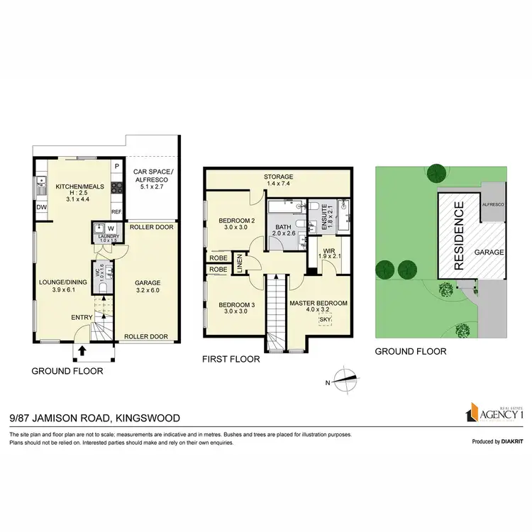 Floorplan of Homely townhouse listing, 9/87 Jamison Road, Kingswood NSW 2747