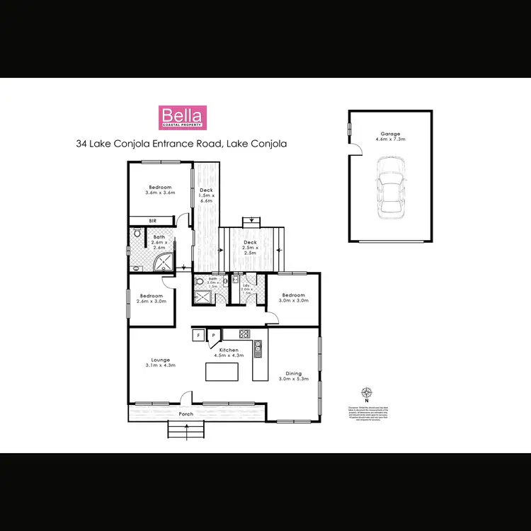 Floorplan of Homely house listing, 34 Lake Conjola Entrance Road, Lake Conjola NSW 2539