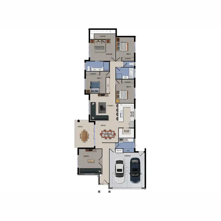 Floorplan of Homely house listing, 2 Caleb Court, Redland Bay QLD 4165