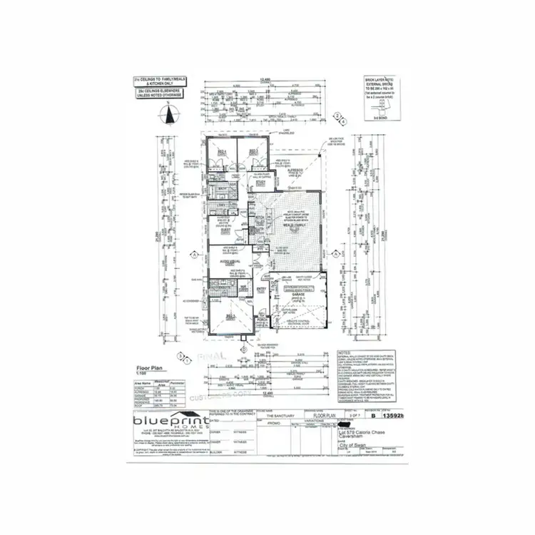 Floorplan of Homely house listing, 12 Caloria Chase, Caversham WA 6055