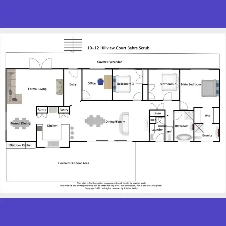 Floorplan of Homely house listing, 10-12 Hillview Crescent, Bahrs Scrub QLD 4207