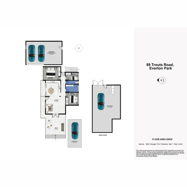 Floorplan of Homely house listing, 89 Trouts Road, Everton Park QLD 4053