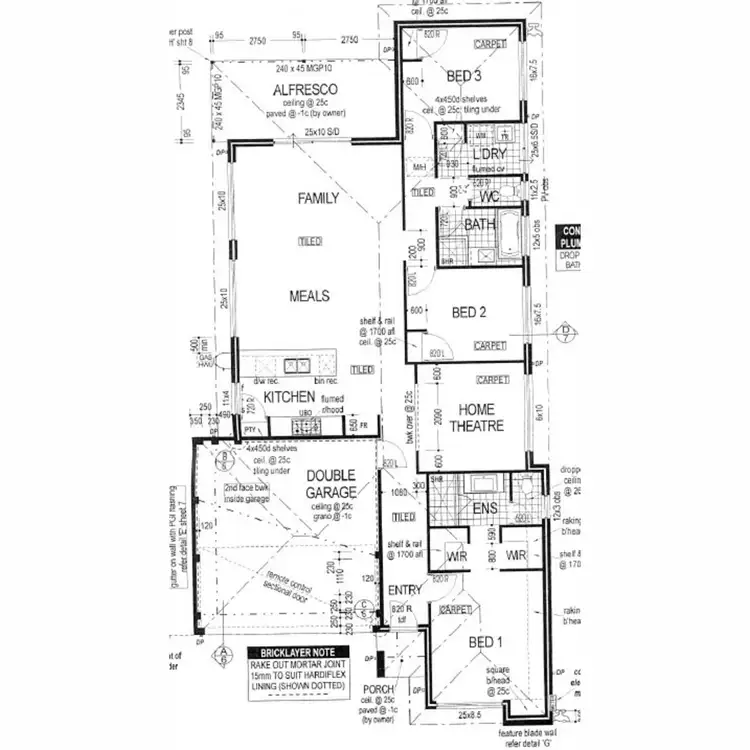 Floorplan of Homely house listing, 50 Goundrey Drive, Pearsall WA 6065