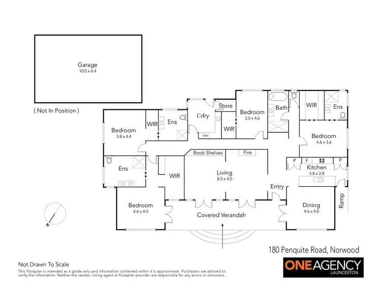 Floorplan of Homely house listing, 180 Penquite Road, Norwood TAS 7250