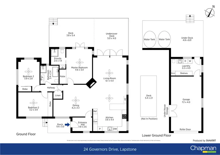 Floorplan of Homely house listing, 24 Governors Drive, Lapstone NSW 2773