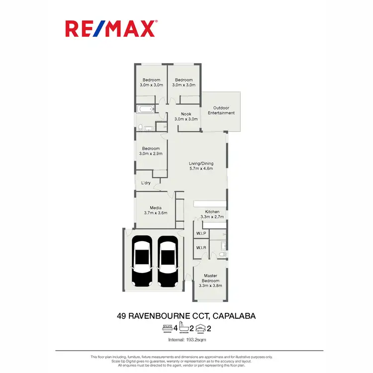 Floorplan of Homely house listing, 49 Ravenbourne Circuit, Capalaba QLD 4157
