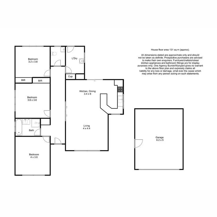 Floorplan of Homely house listing, 46 Payne Street, Hillcrest TAS 7320