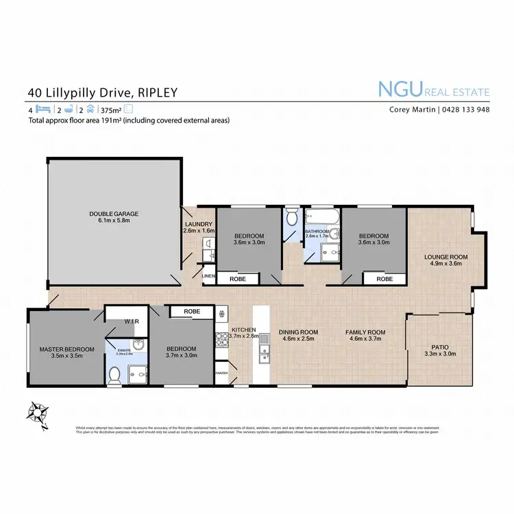Floorplan of Homely house listing, 40 Lillypilly Drive, Ripley QLD 4306