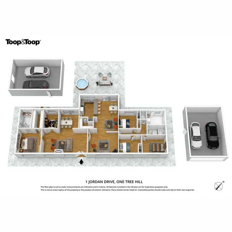 Floorplan of Homely house listing, 1 Jordan Drive, One Tree Hill SA 5114