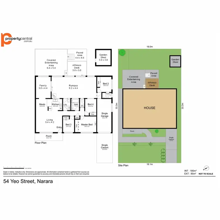 Floorplan of Homely house listing, 54 Yeo Street, Narara NSW 2250
