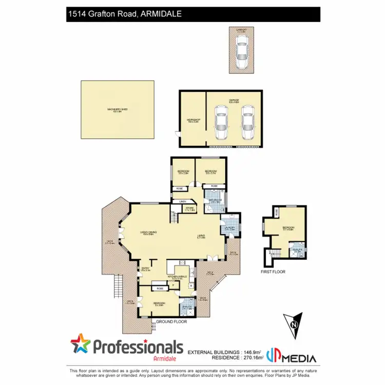 Floorplan of Homely rural property listing, 1514 Grafton Road, Armidale NSW 2350