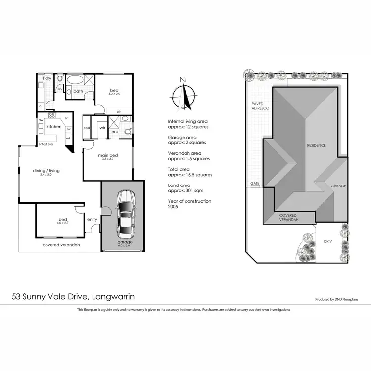 Floorplan of Homely house listing, 53 Sunnyvale Drive, Langwarrin VIC 3910