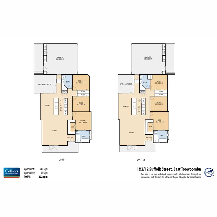 Floorplan of Homely unit listing, 1/12 Suffolk Street, East Toowoomba QLD 4350