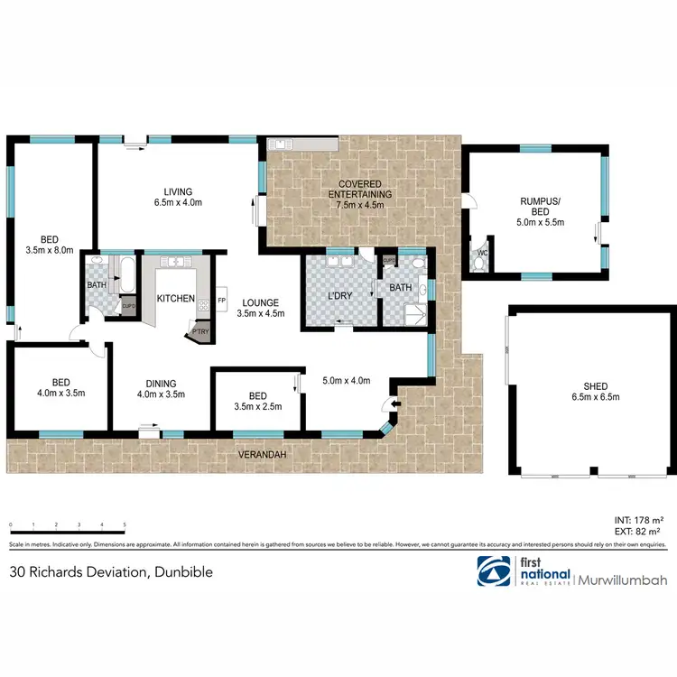 Floorplan of Homely rural property listing, 30 Richards Deviation, Dunbible NSW 2484