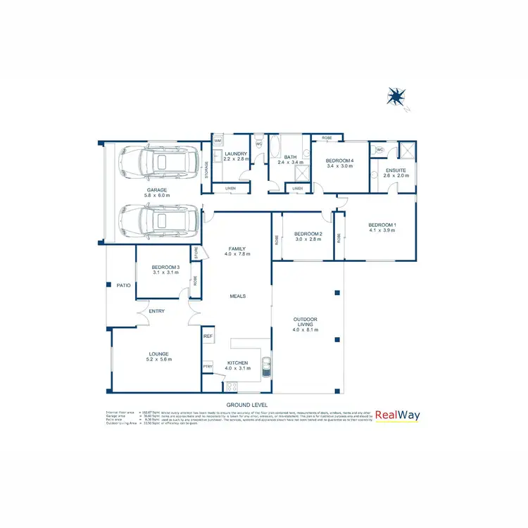 Floorplan of Homely house listing, 13 Meadows Road, Withcott QLD 4352