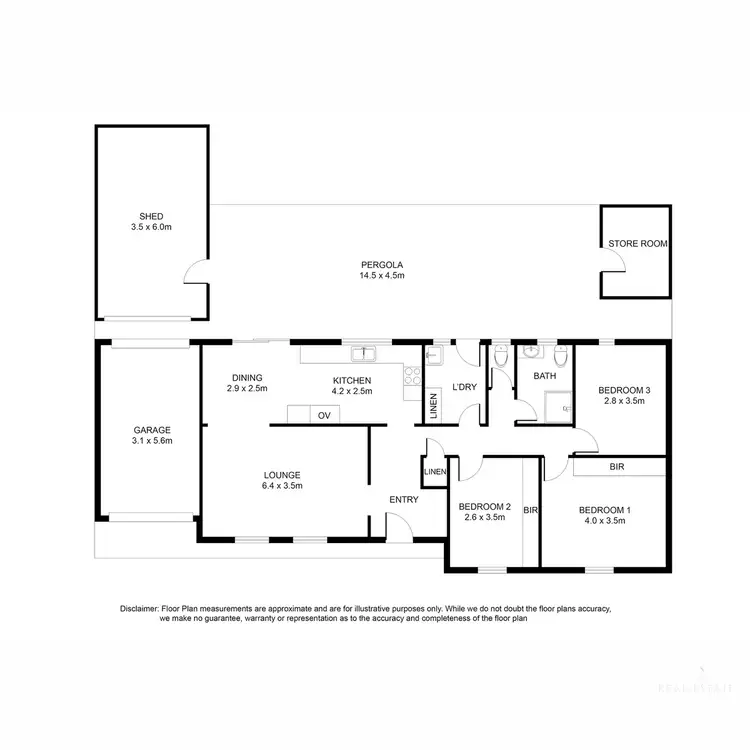 Floorplan of Homely house listing, 15 Sim Street, Mount Gambier SA 5290