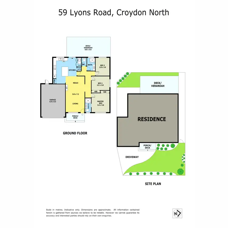 Floorplan of Homely house listing, 59 Lyons Road, Croydon North VIC 3136