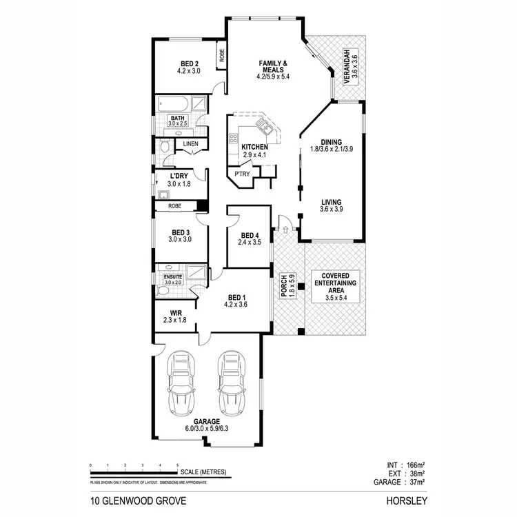 Floorplan of Homely house listing, 10 Glenwood Grove, Horsley NSW 2530