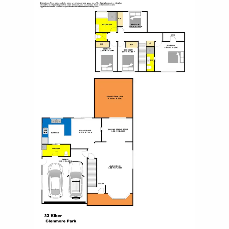 Floorplan of Homely house listing, 33 Kiber Drive, Glenmore Park NSW 2745