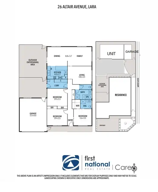 Floorplan of Homely house listing, 26 Altair Avenue, Lara VIC 3212