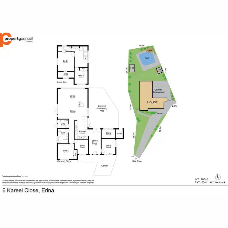 Floorplan of Homely house listing, 6 Kareel Close, Erina NSW 2250