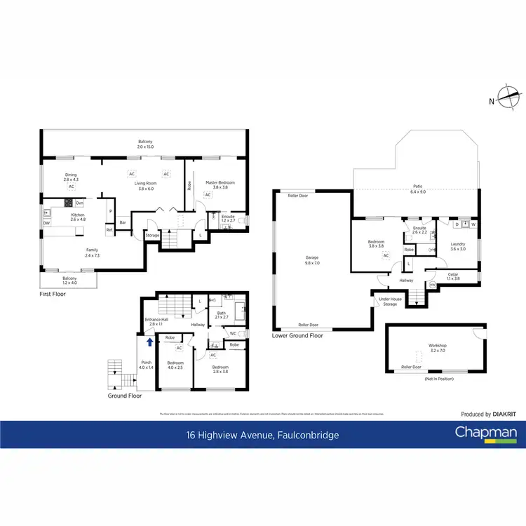 Floorplan of Homely house listing, 16 Highview Avenue, Faulconbridge NSW 2776