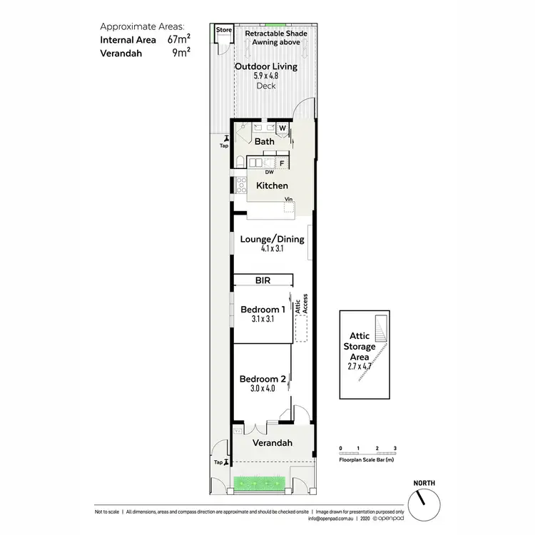 Floorplan of Homely house listing, 20 Randell Street, Perth WA 6000