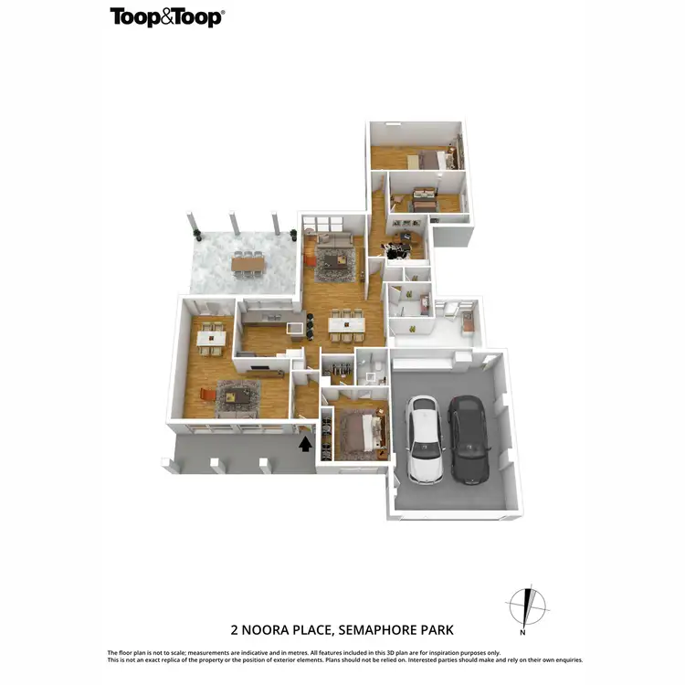 Floorplan of Homely house listing, 2 Noora Place, Semaphore Park SA 5019