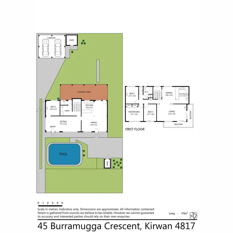 Floorplan of Homely house listing, 45 Burramugga Crescent, Kirwan QLD 4817
